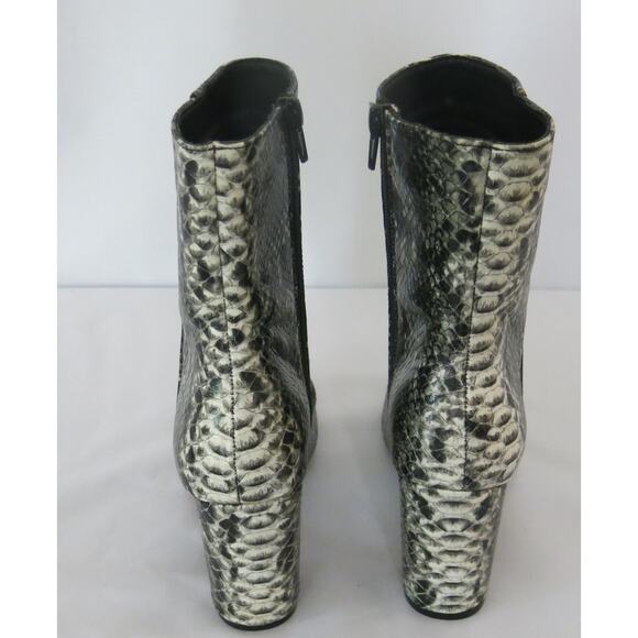 CHINESE LAUNDRY *NEW* KORALINE BOOT Mid Calf Size 6.5 Snakeskin Black Multi - Picture 7 of 13